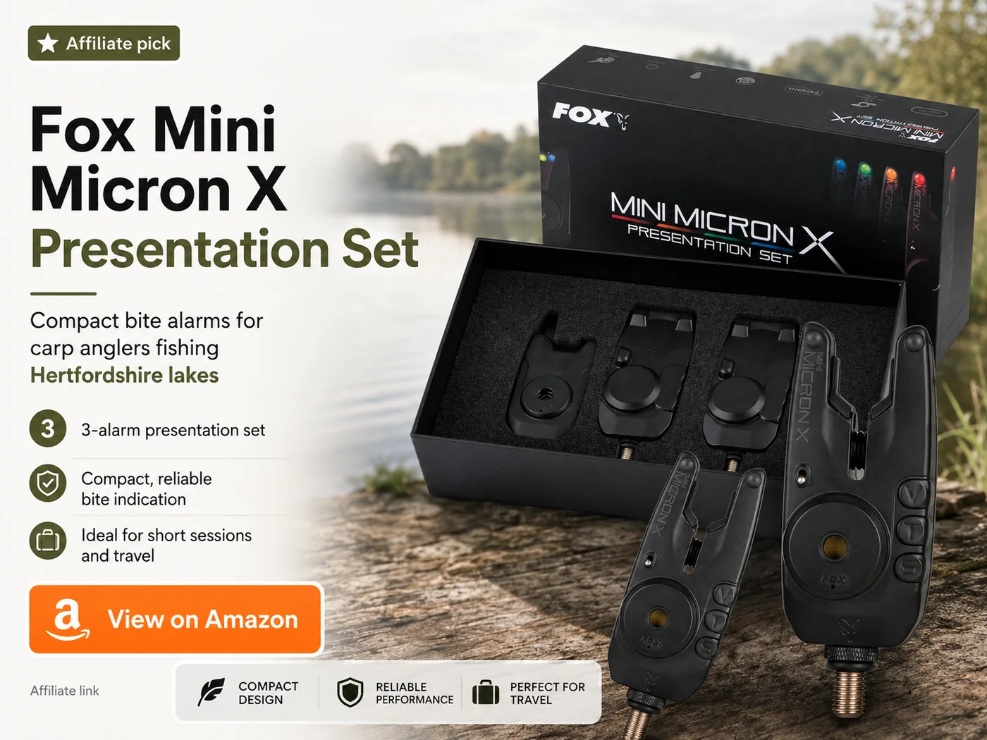 Fox Micron fishing bite alarms